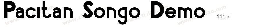 Pacitan Songo Demo字体转换
